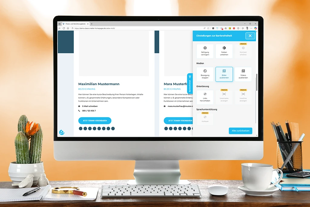 twin Webagentur - AIO Barrierefreiheit - Mediensteuerung