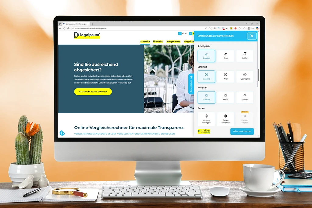 twin Webagentur - AIO Barrierefreiheit - Links hervorheben