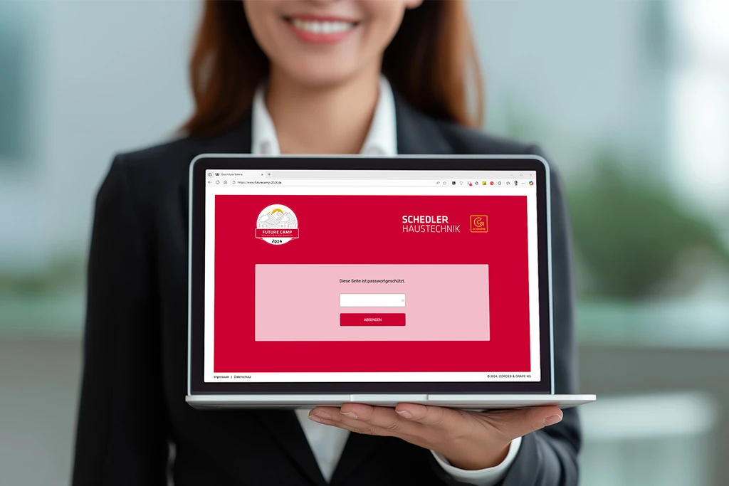twin Webagentur - AIO Landingpages Passwortschutz