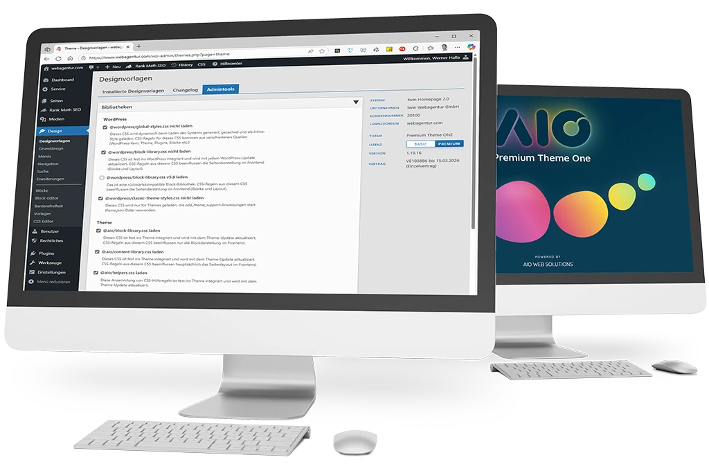 twin Webagentur - Admintools