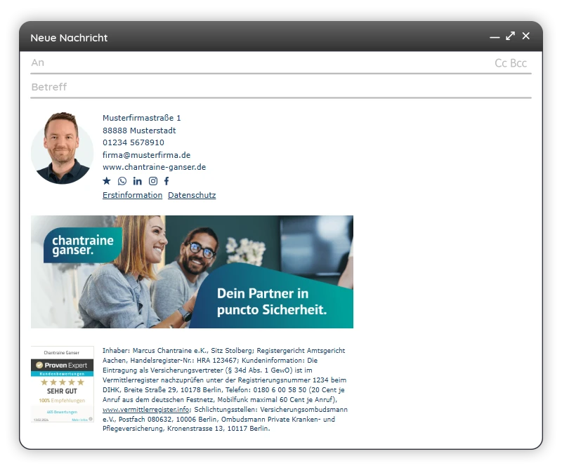 twin Webagentur - Signatur Chantraine Ganser