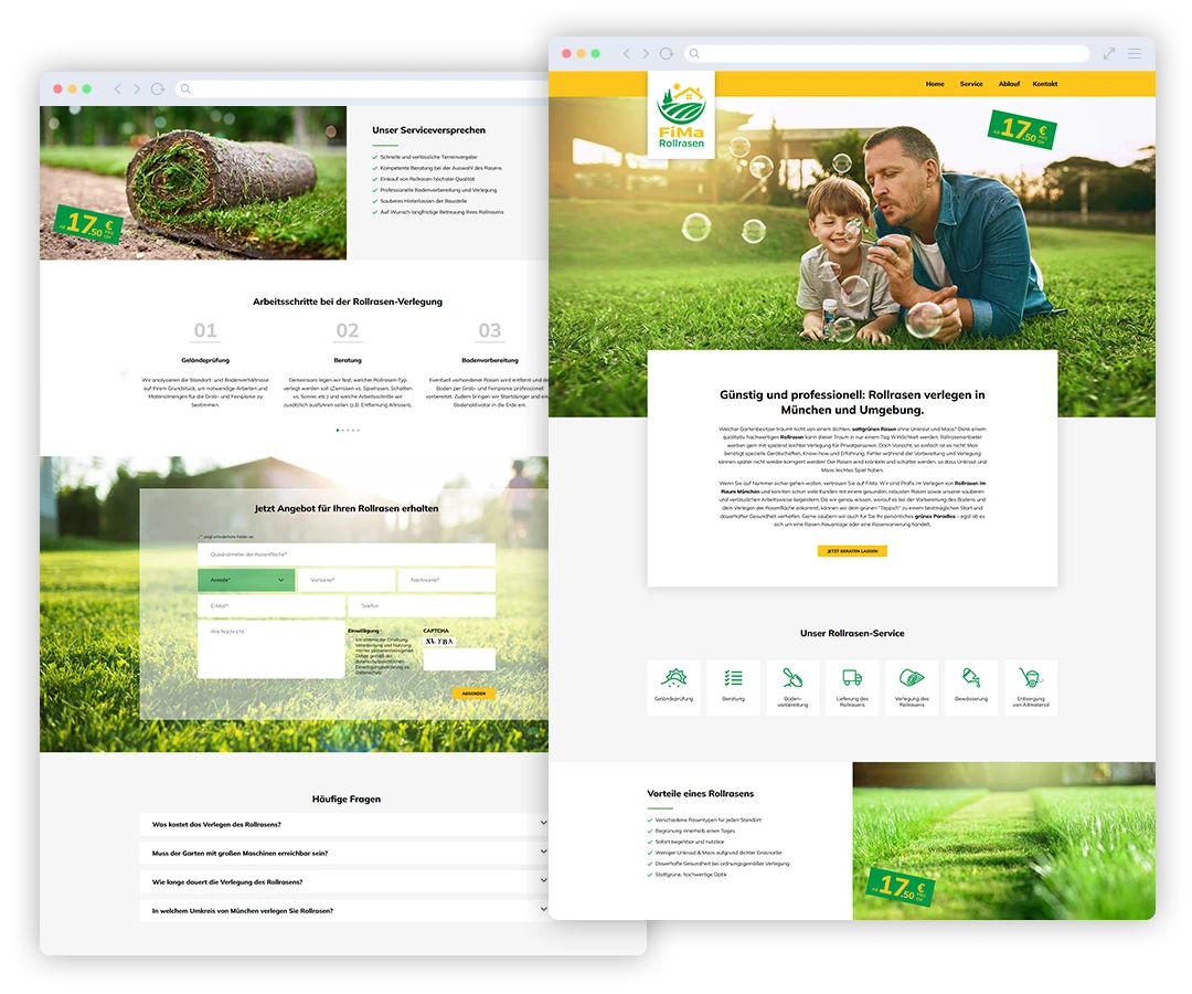 twin Webagentur - Landingpage FiMa