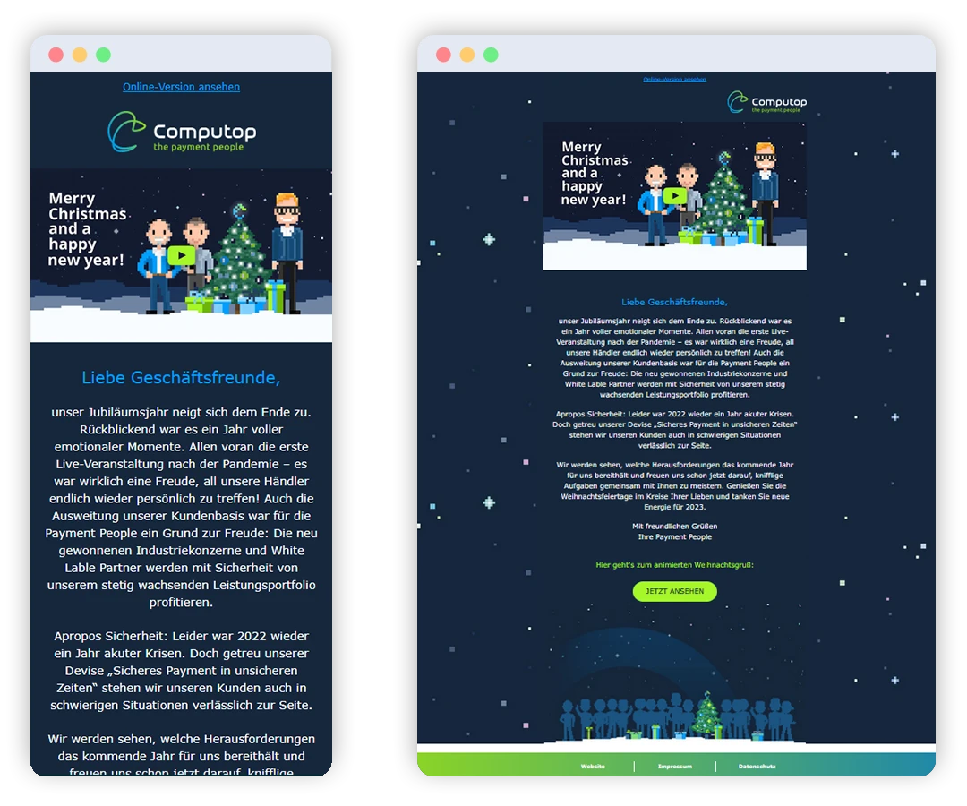 twin Webagentur - Newsletter Computop