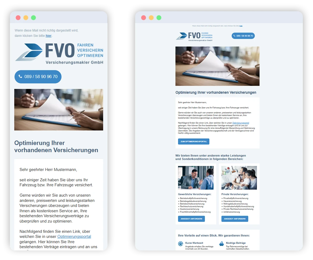 twin Webagentur - Newsletter FVO