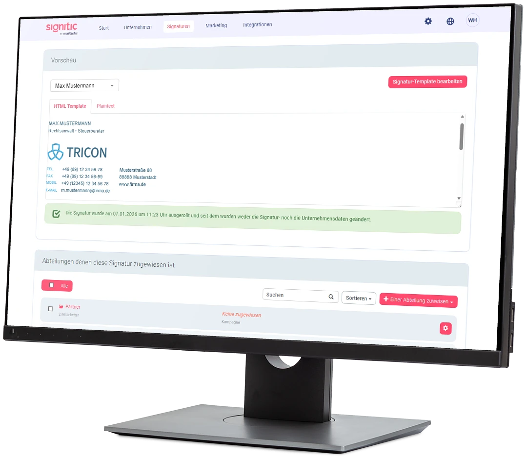 twin Webagentur - Signitic E-Mail Signatur