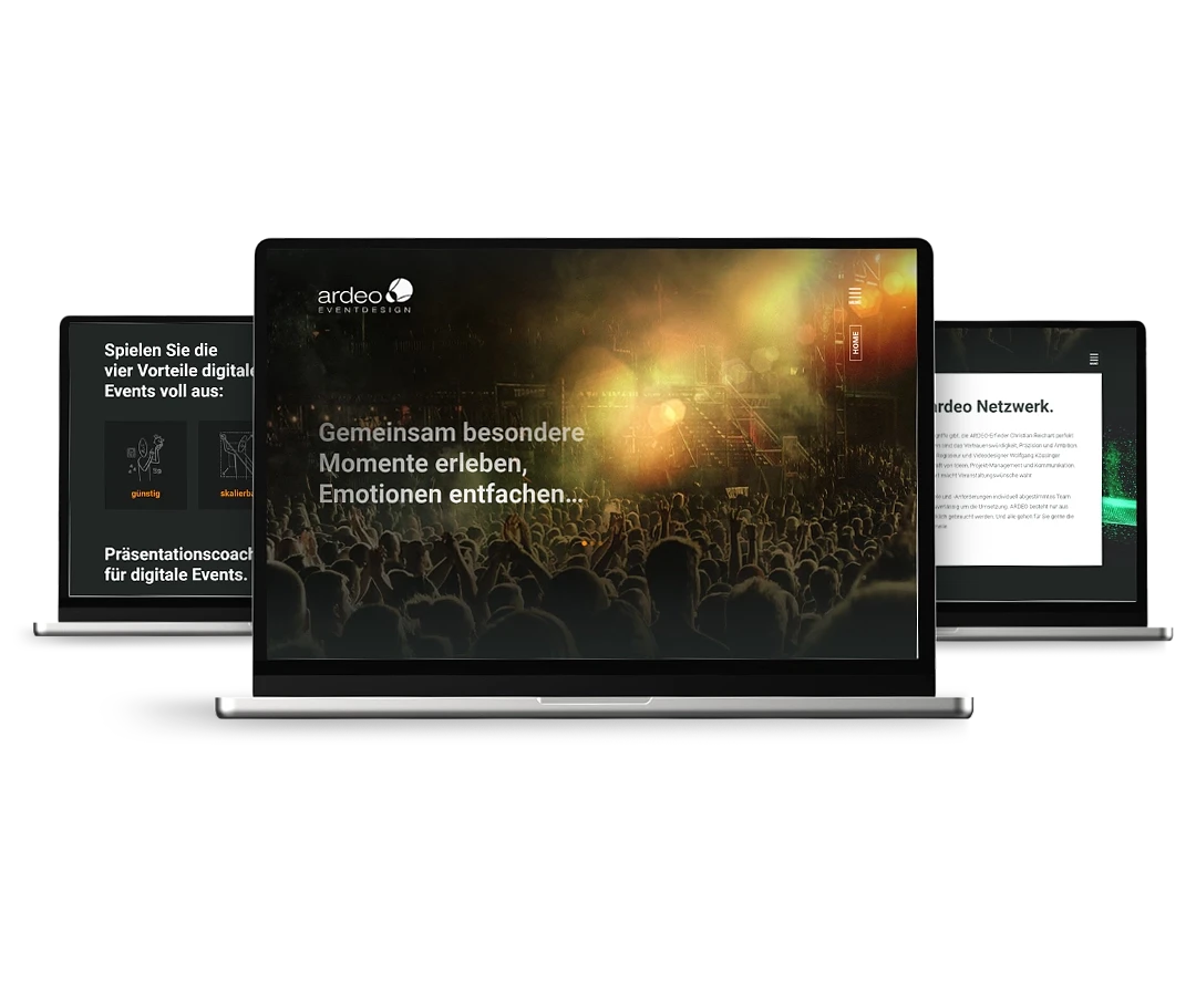 twin Webagentur - ardeo-eventdesign.de
