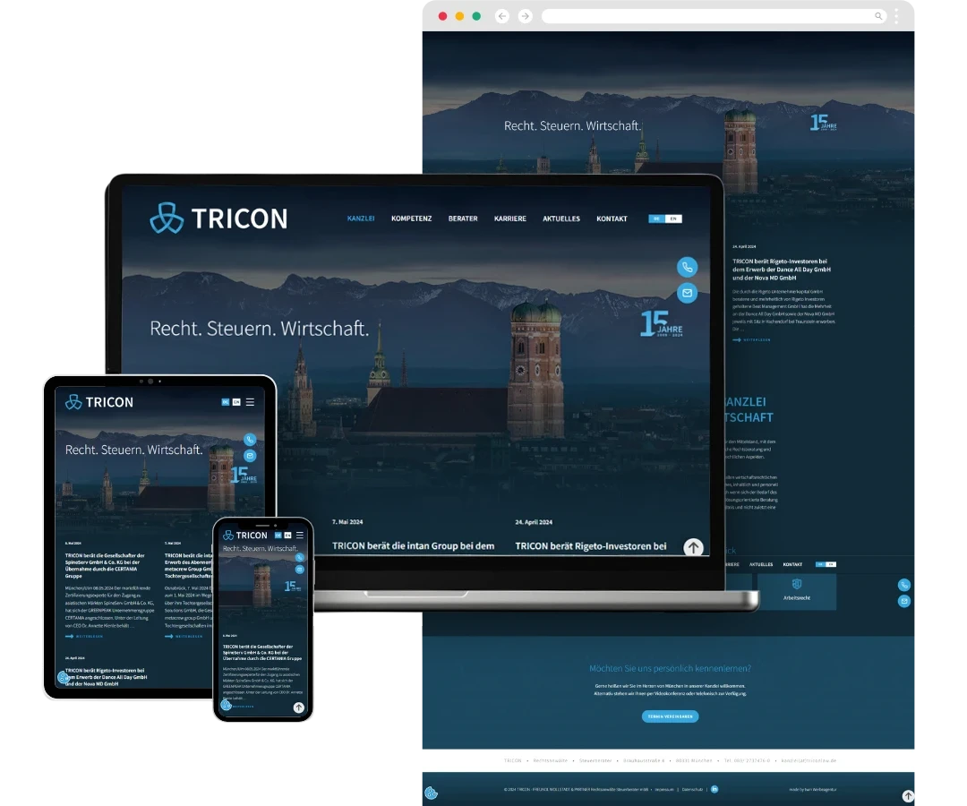 twin Webagentur - triconlaw.de